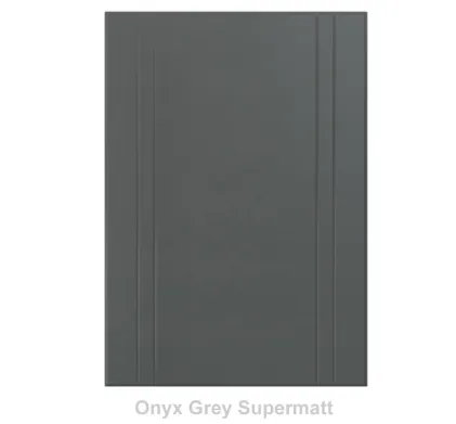 18mm Vinyl Door/Drawer Front - Onyx Grey Supermatt