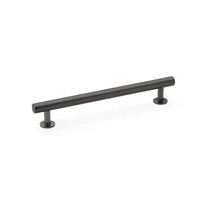 160mm Alexander and Wilks Round T-Bar Cupboard Pull Handle - Dark Bronze