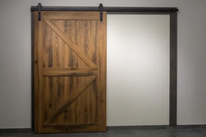 Henderson Rustic Barn Door Sliding Rail Set