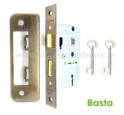 Basta 63mm (2 &frac12;") Antique  Bronze Sashlock