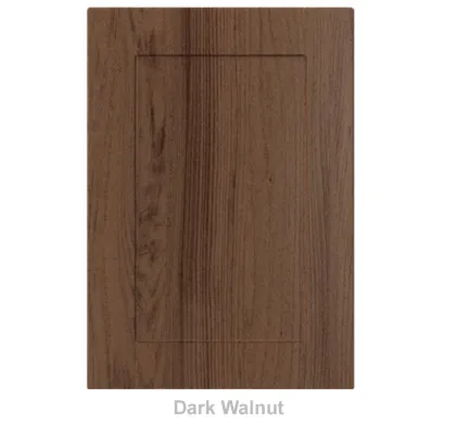 18mm Vinyl Door/Drawer Front - Dark Walnut