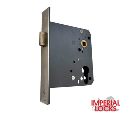 101mm Euro Profile Mortice Latch - Satin Stainless Steel