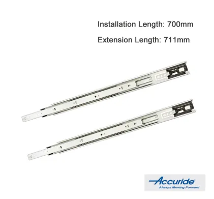 700mm Accuride Touch Release Ball Bearing Runners 3832TR