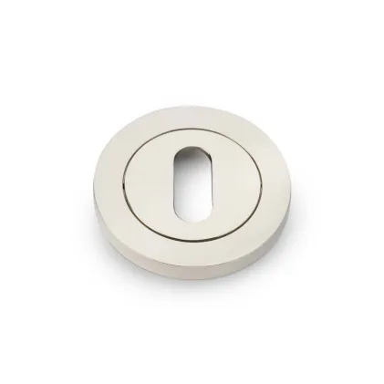 Alexander and Wilks Standard Profile Concealed Fix Escutcheon - Polished Nickel PVD