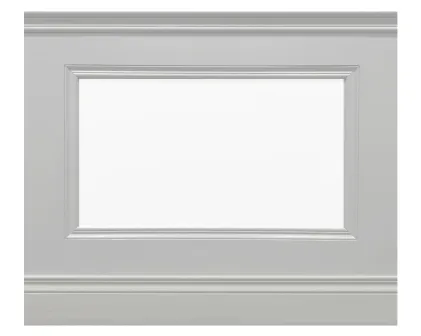 Moulded Wainscotting Primed MDF - 1 Linear meter