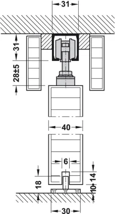Set of Components to suit Silent 100 (80KG)