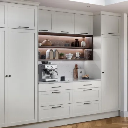 Harlem / Legno White Grey 5 Piece Stock Door