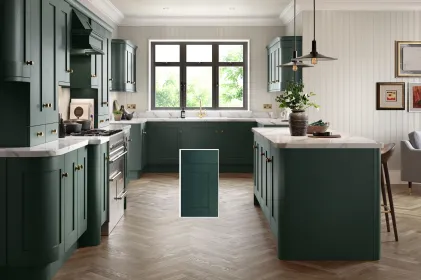Buckingham / Fir Green 5 Piece Stock Door