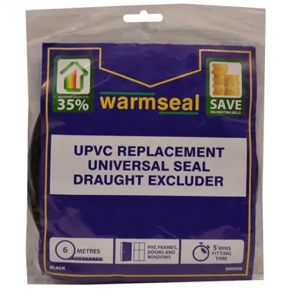 WARMSEAL Replacement Universal Door/Window Seal Bubble Gasket (x6 Meters)
