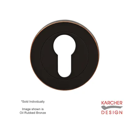 Euro escutcheon to suit Karcher Lever on Rose Oil Rubbed Bronze