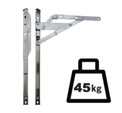 Pair of Atlas Heavy Duty Egress Easy Clean Hinges - 350mm 45KG