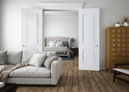 2 Panel Moulded White Primed Door