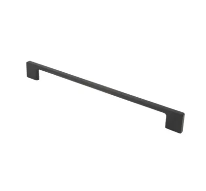 Sleek Bar Handle Matt Black Finish 256mm C/C