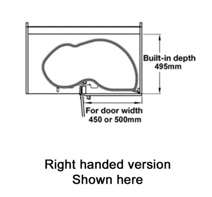 Pull out shelving unit - Swift Corner