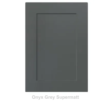 18mm Vinyl Door/Drawer Front - Onyx Grey Supermatt