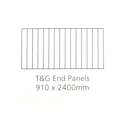 Dove Grey T&G Painted Albany Panel