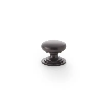 25mm Alexander and Wilks Waltz Cupboard Knob - Dark Bronze
