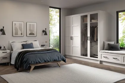 White Grey Matt Dylan 5 Piece MTM Door - Bedroom