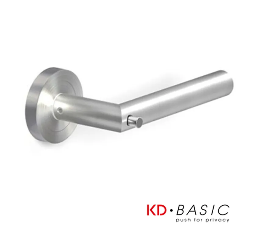 The KD Basic owes its innovative functionality to a patented technology in the spindle. It can therefore be combined with any mortise lock with an 8 x 8mm lock follower. Neither the lock nor the lock pocket need to be specially prepared.